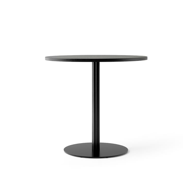 Harbour Column spisebord - oak black, ø 80 cm, sort stativ - Audo Copenhagen