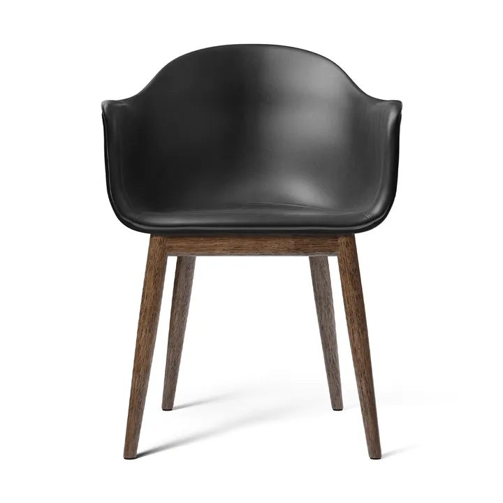 Harbour Dining Chair fullt polstret - Aida 0618-mørkbeiset eik - Audo Copenhagen