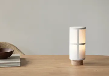 Hashira bordlampe bærbar - White - Audo Copenhagen