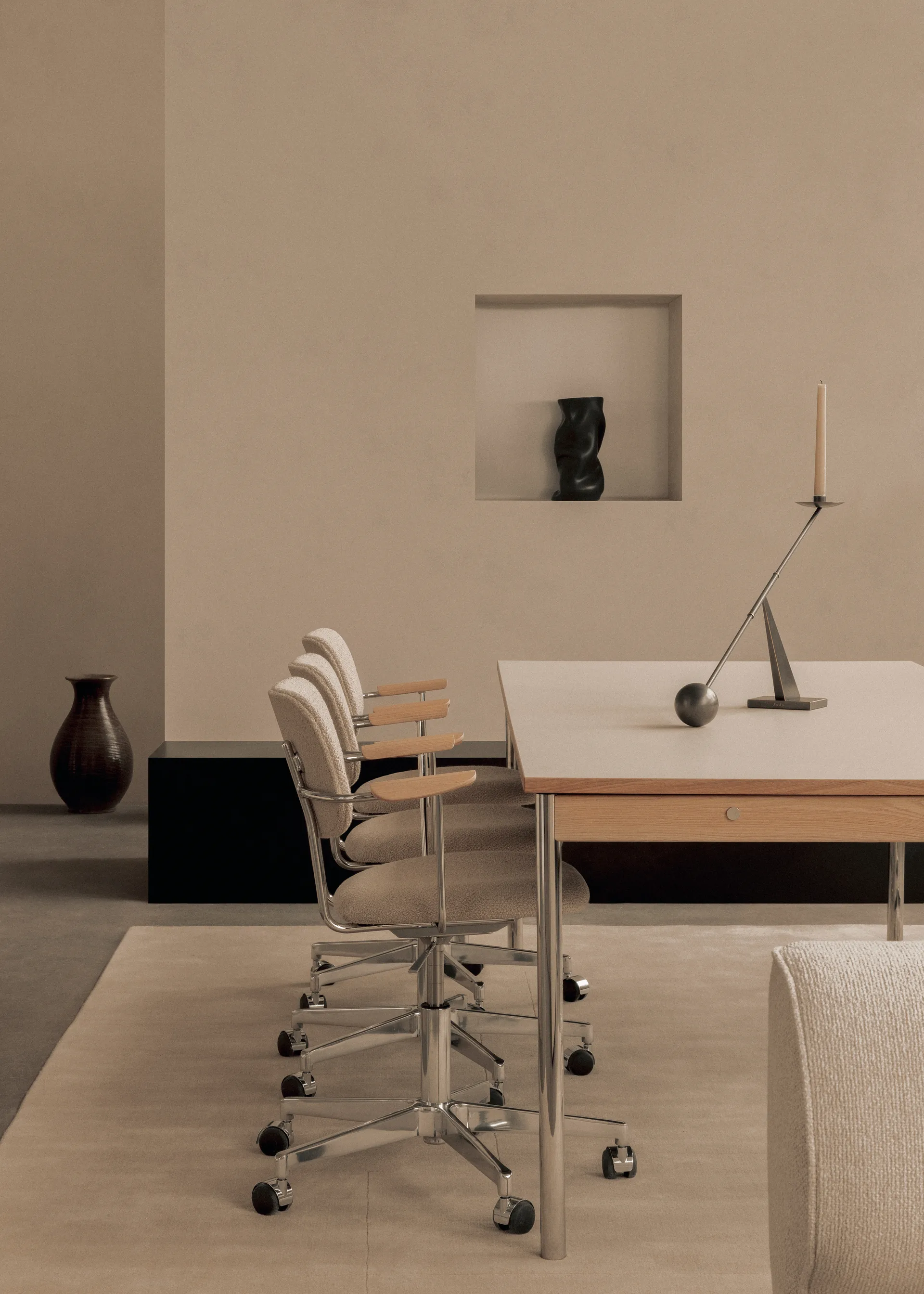 Interconnect lysestake 70 cm, Bronzed brass Audo Copenhagen