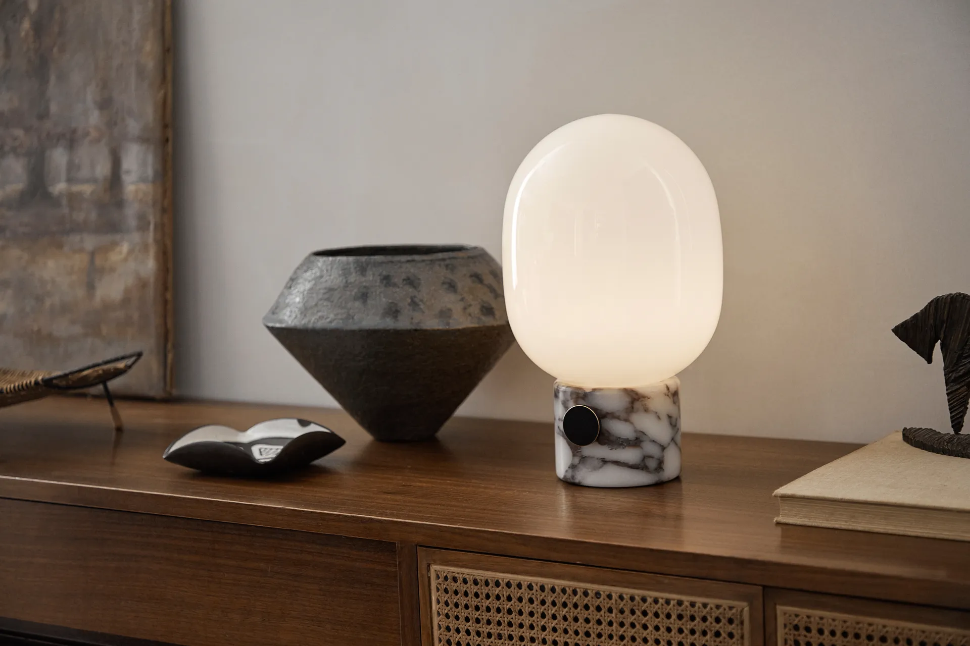 JWDA bordlampe, Calacatta Viola Marble, Large Audo Copenhagen