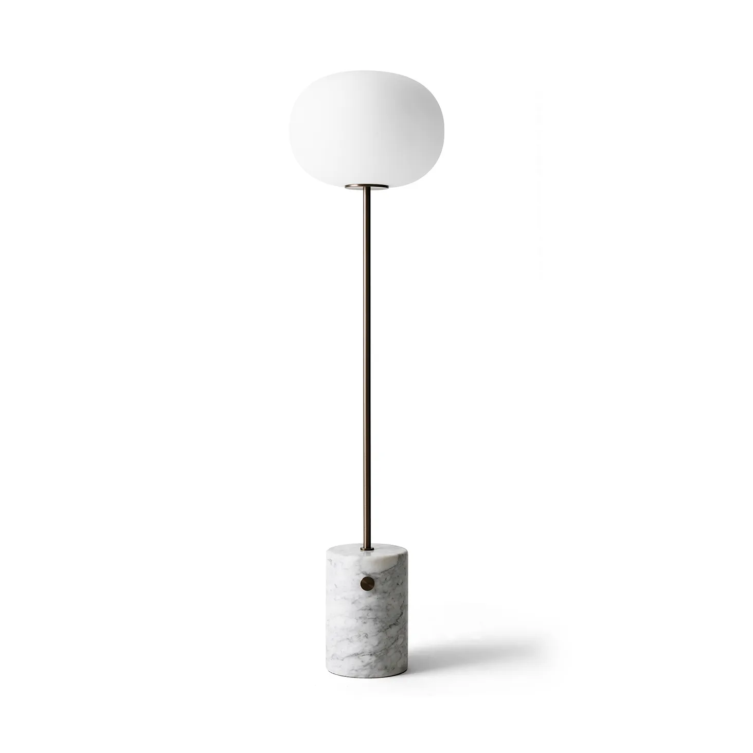 JWDA gulvlampe, Carrara marmor-bronsert messing, 130 cm Audo Copenhagen