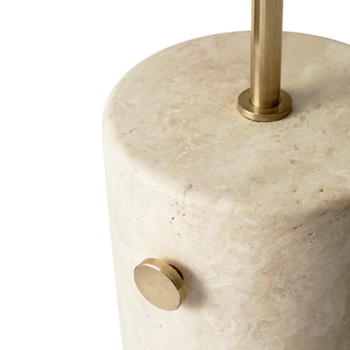 JWDA gulvlampe, Travertin-messing Audo Copenhagen