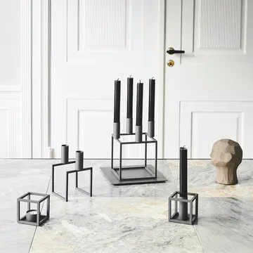 Kubus 4 lysestake - Grå - Audo Copenhagen