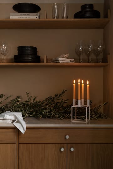 Kubus 4 lysestake - hvit - Audo Copenhagen