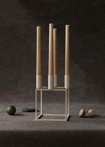 Kubus 4 lysestake - Ivory - Audo Copenhagen