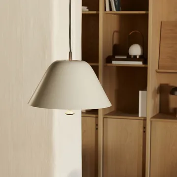 Lehvitete pendel Ø28 cm - Grå-bronsert messing - Audo Copenhagen