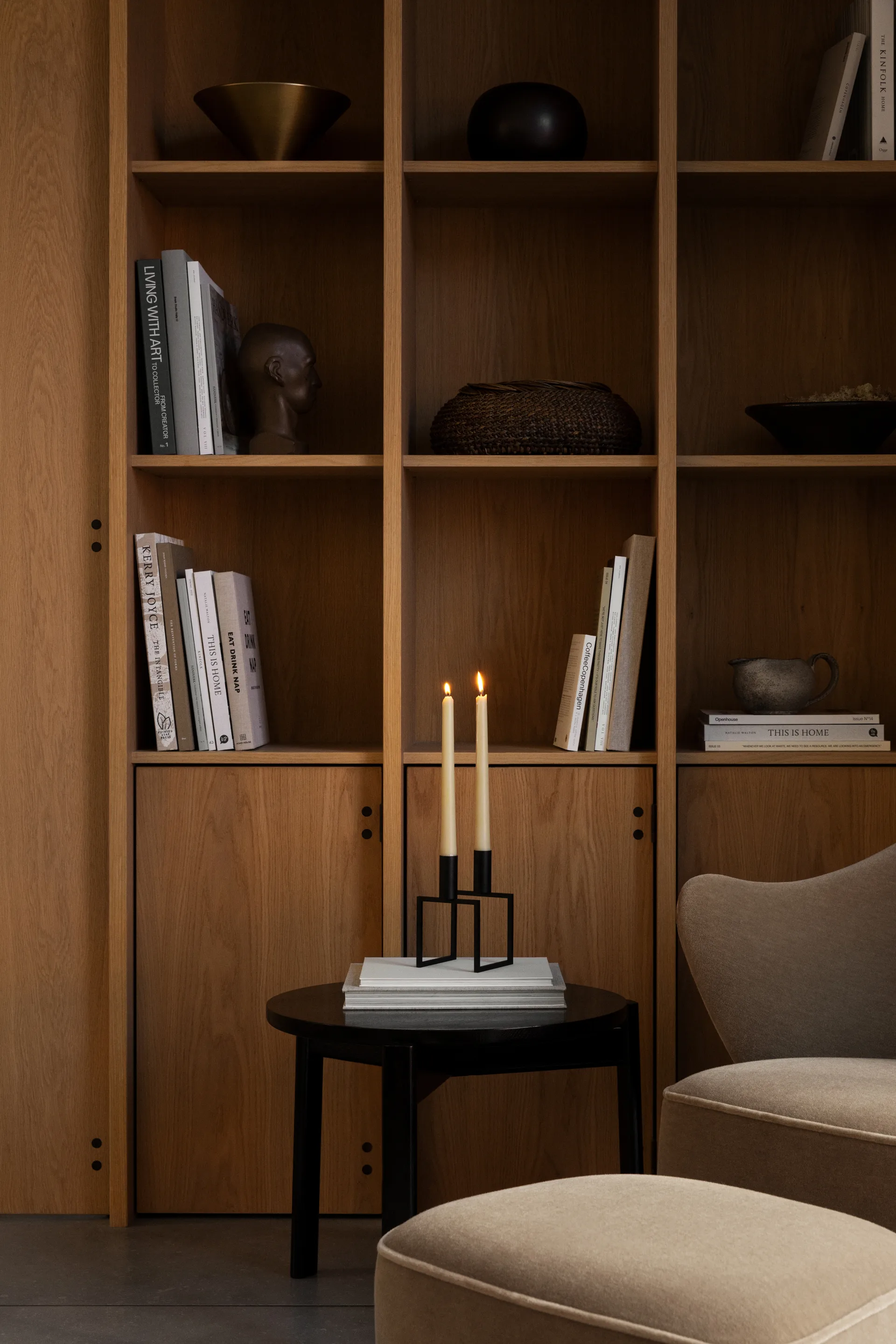 Line lysestake, svart Audo Copenhagen