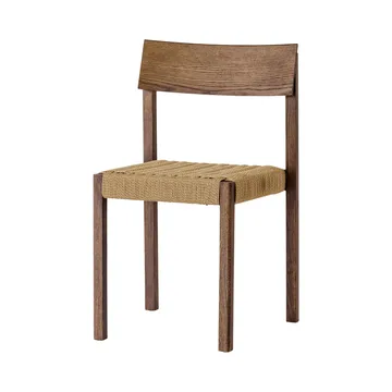 Mauro stol - Dark stained oak-paper cord - Audo Copenhagen