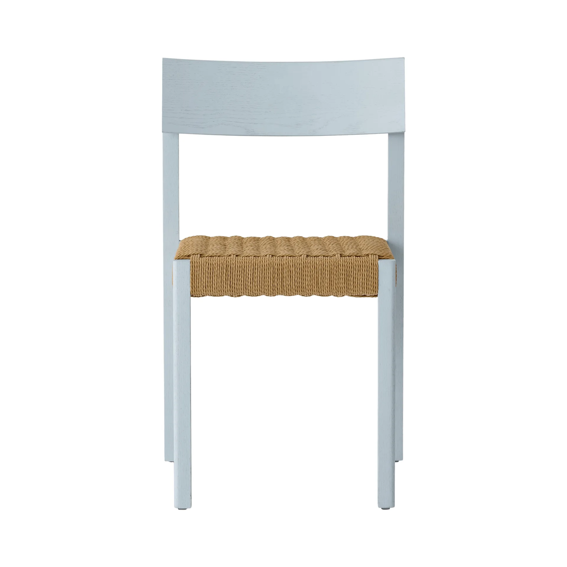 Mauro stol, Linen blue oak-paper cord Audo Copenhagen