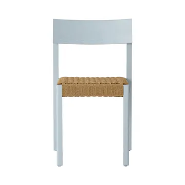 Mauro stol - Linen blue oak-paper cord - Audo Copenhagen