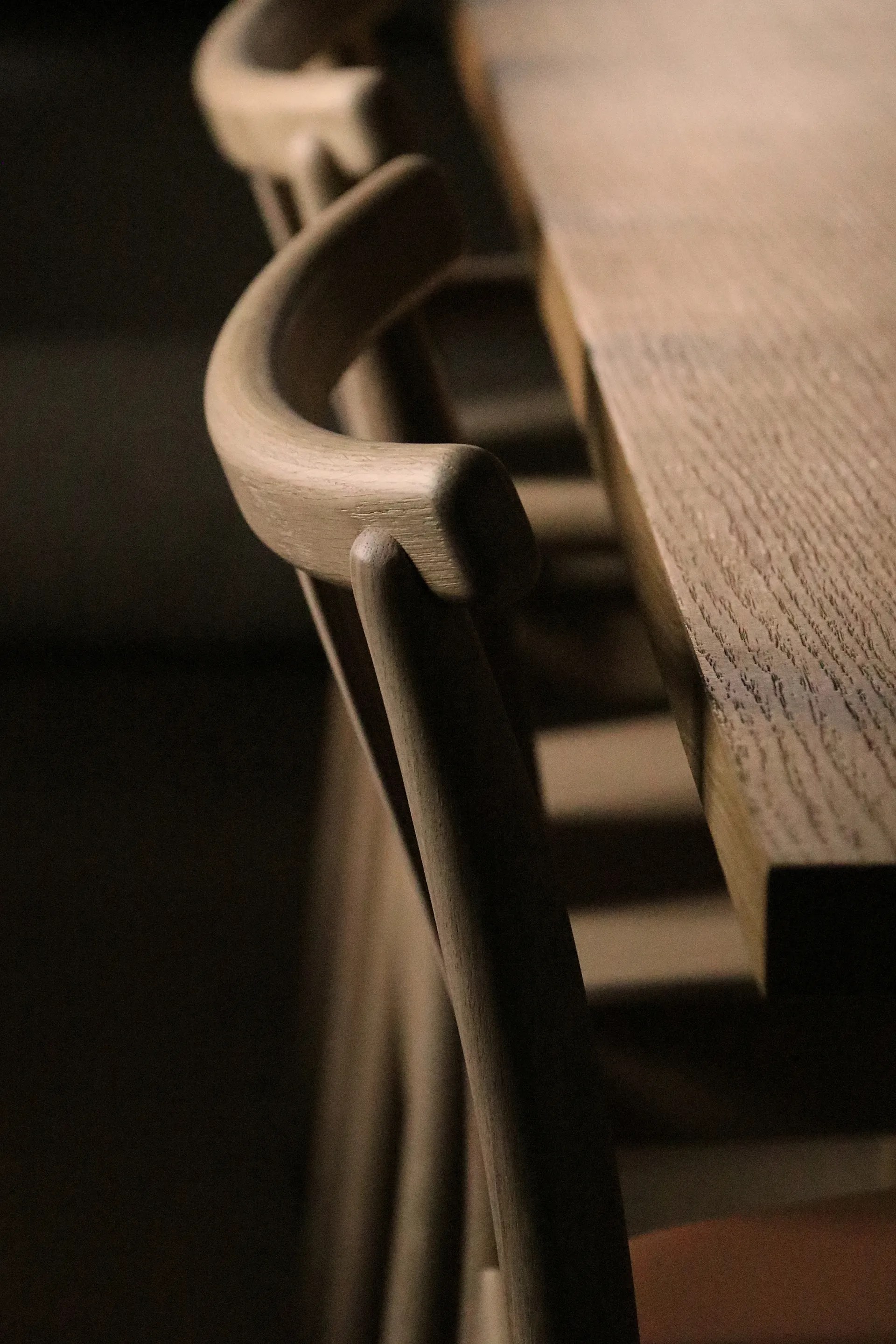 Merkur stol med sittepute, Oak- Dakar 0250 cognac Audo Copenhagen