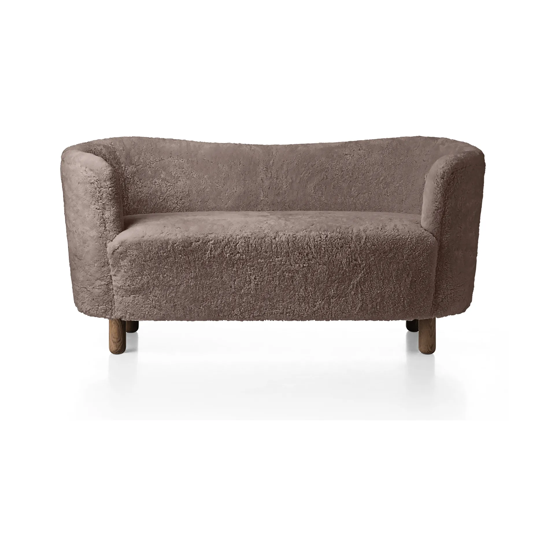 Mingle sofa 152 cm, Saueskinn Sahara-mørkbeiset eik Audo Copenhagen