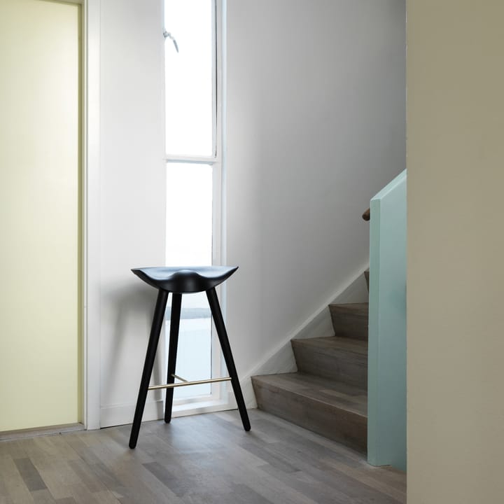 ML42 barstol 77 cm, Svartbeiset bøk-stål Audo Copenhagen