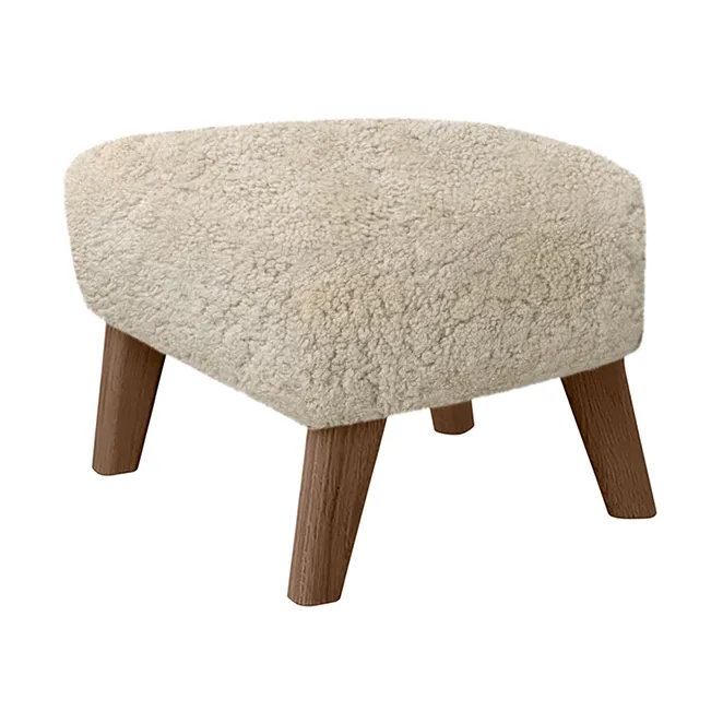 My Own Chair puff - Saueskinn Moonlight-valnøtt - Audo Copenhagen