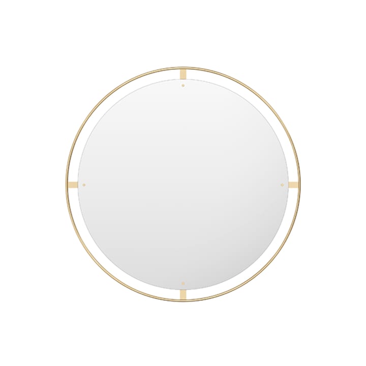 Nimbus speil - polished brass, ø 110 - Audo Copenhagen