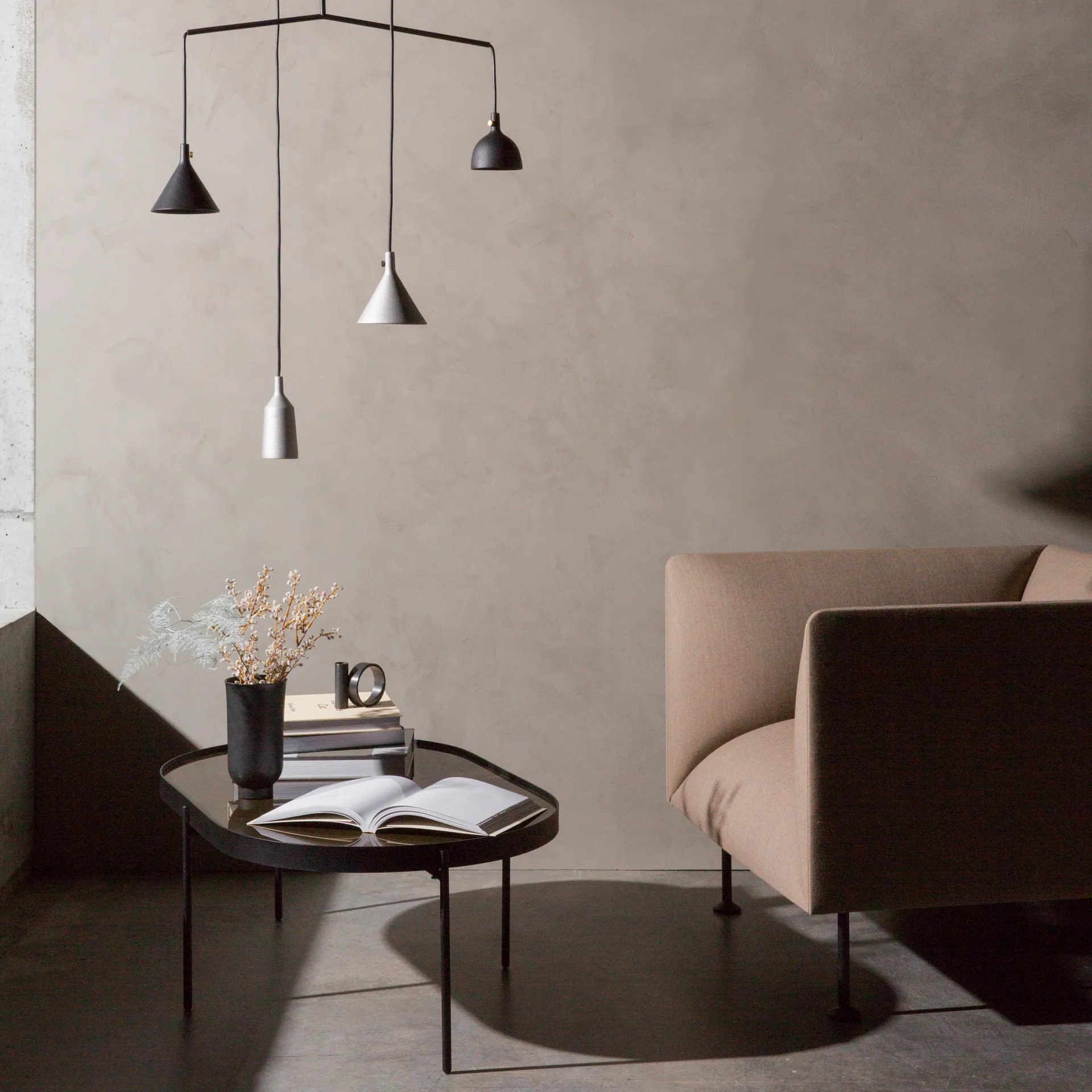 NoNo salongbord L 59,5x96,5 cm, Svart-brun Audo Copenhagen