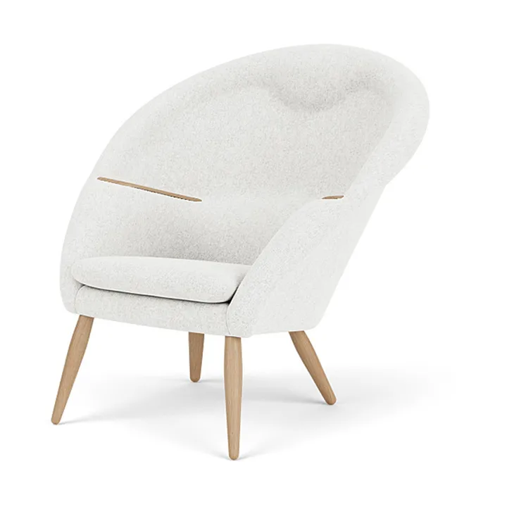 Oda loungestol helpolstret - Hallingdal 0110-eik - Audo Copenhagen