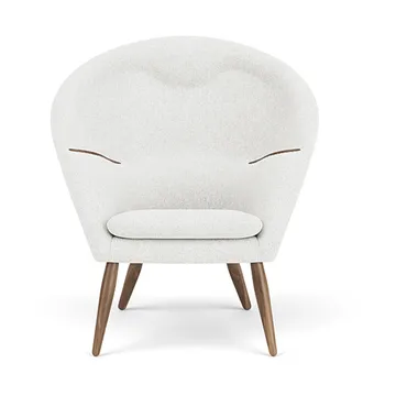 Oda loungestol helpolstret - Hallingdal 0110-valnøtt - Audo Copenhagen