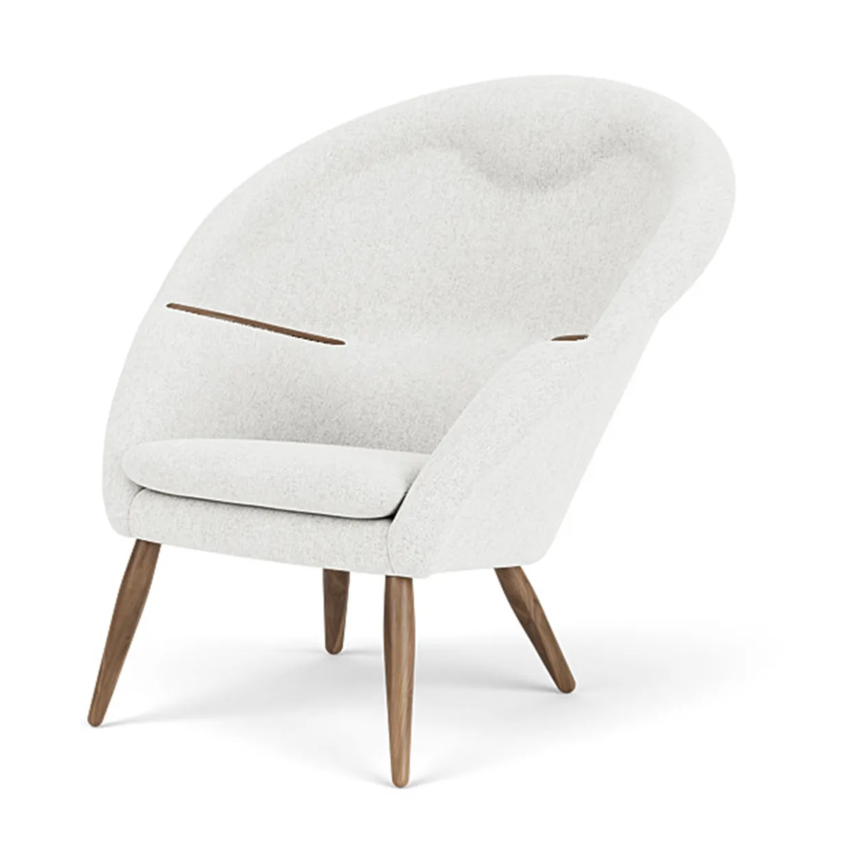 Oda loungestol helpolstret, Hallingdal 0110-valnøtt Audo Copenhagen