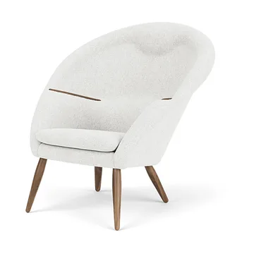 Oda loungestol helpolstret - Hallingdal 0110-valnøtt - Audo Copenhagen