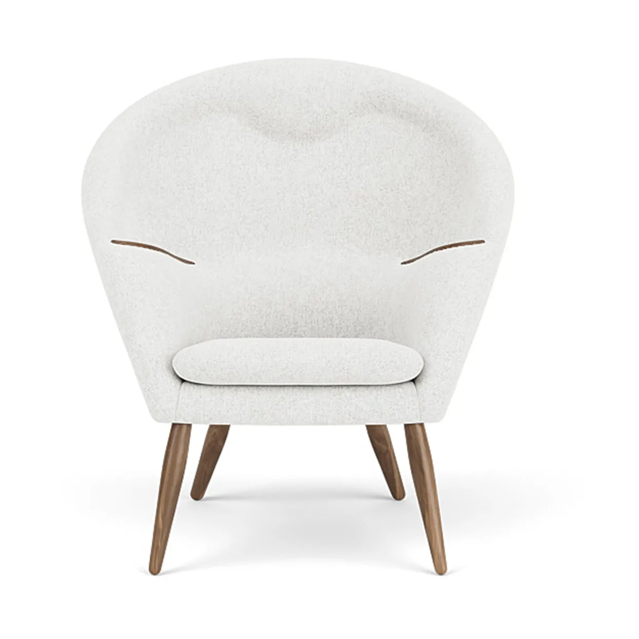 Oda loungestol helpolstret, Hallingdal 0110-valnøtt Audo Copenhagen