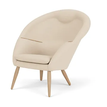 Oda loungestol helpolstret - Hallingdal 0200-eik - Audo Copenhagen