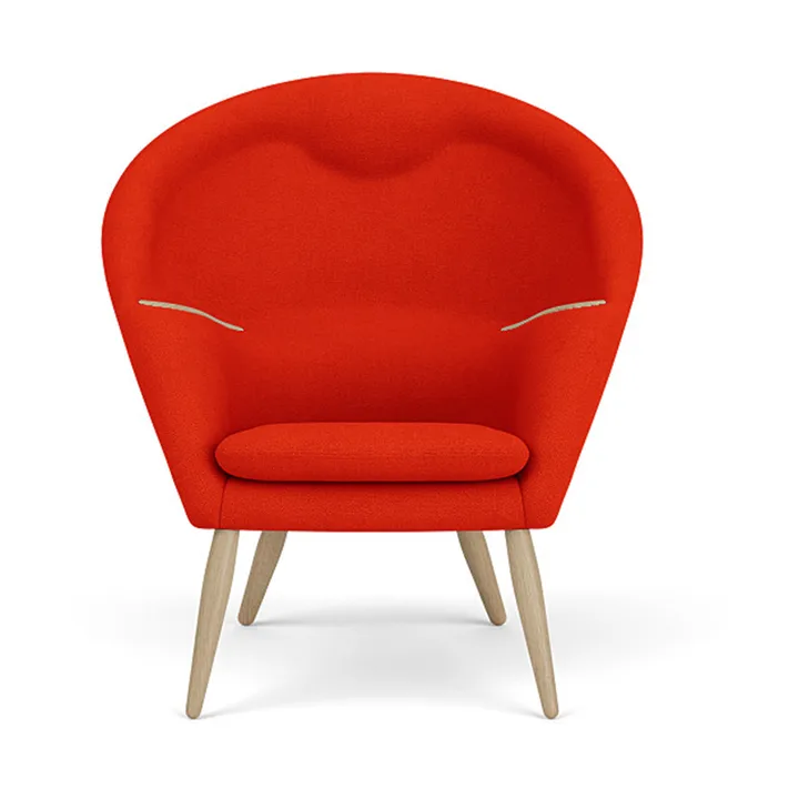 Oda loungestol helpolstret - Hallingdal 0600-eik - Audo Copenhagen