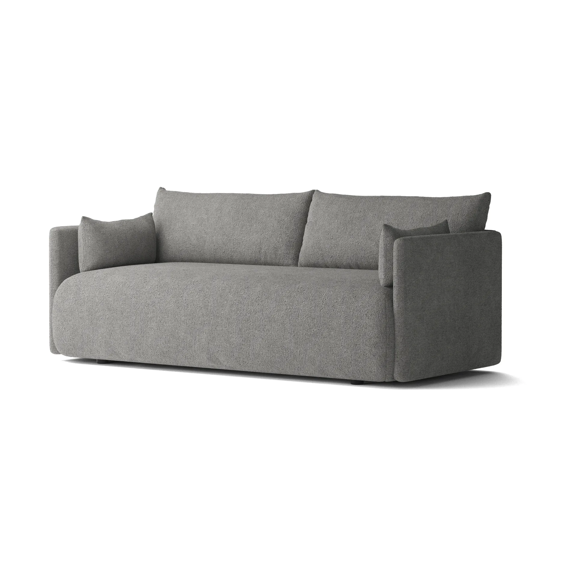 Offset sofa 2-seters, Audo Bouclé 16 Dark grey Audo Copenhagen