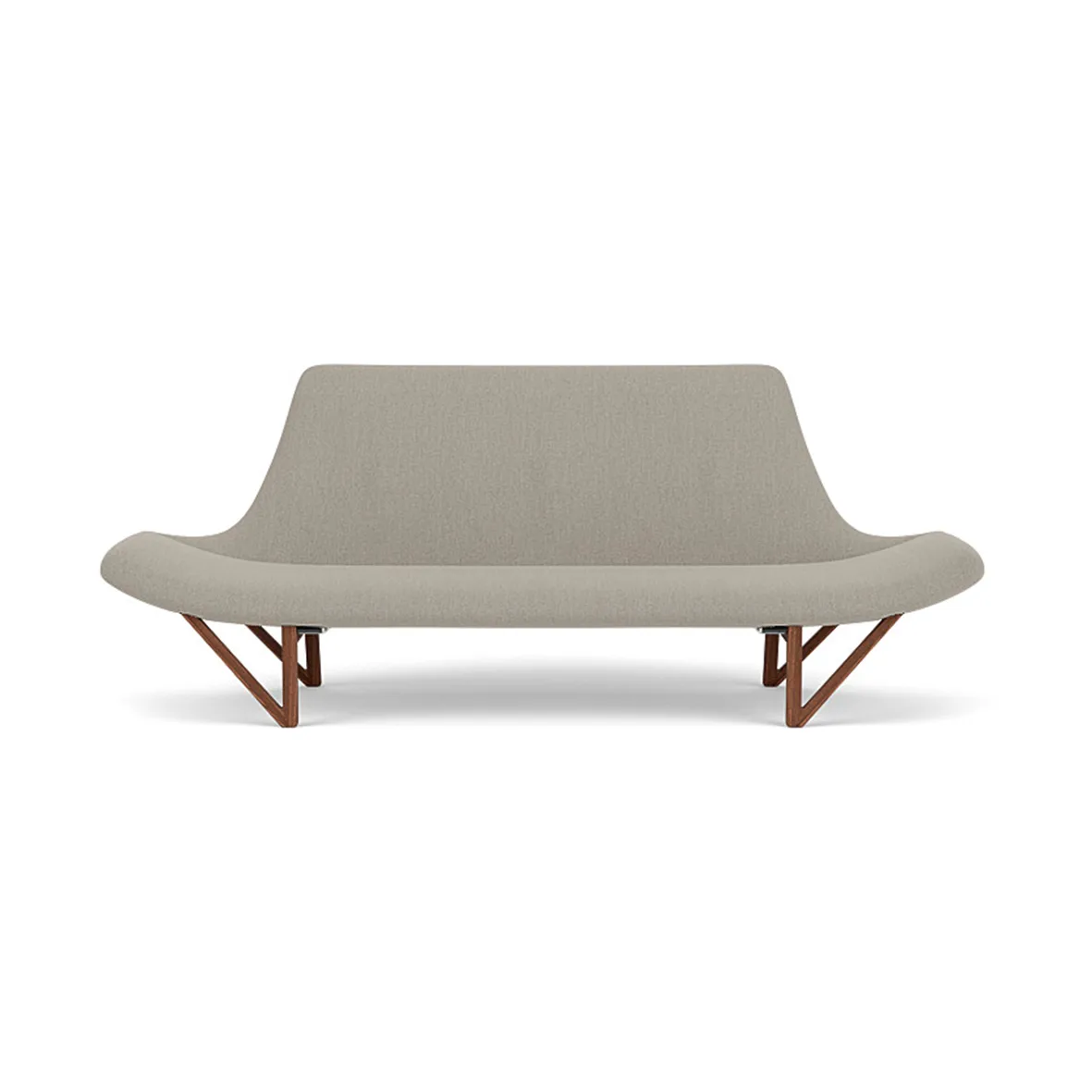 Pagode sofa 202 cm, Re-wool 0218-valnøtt Audo Copenhagen