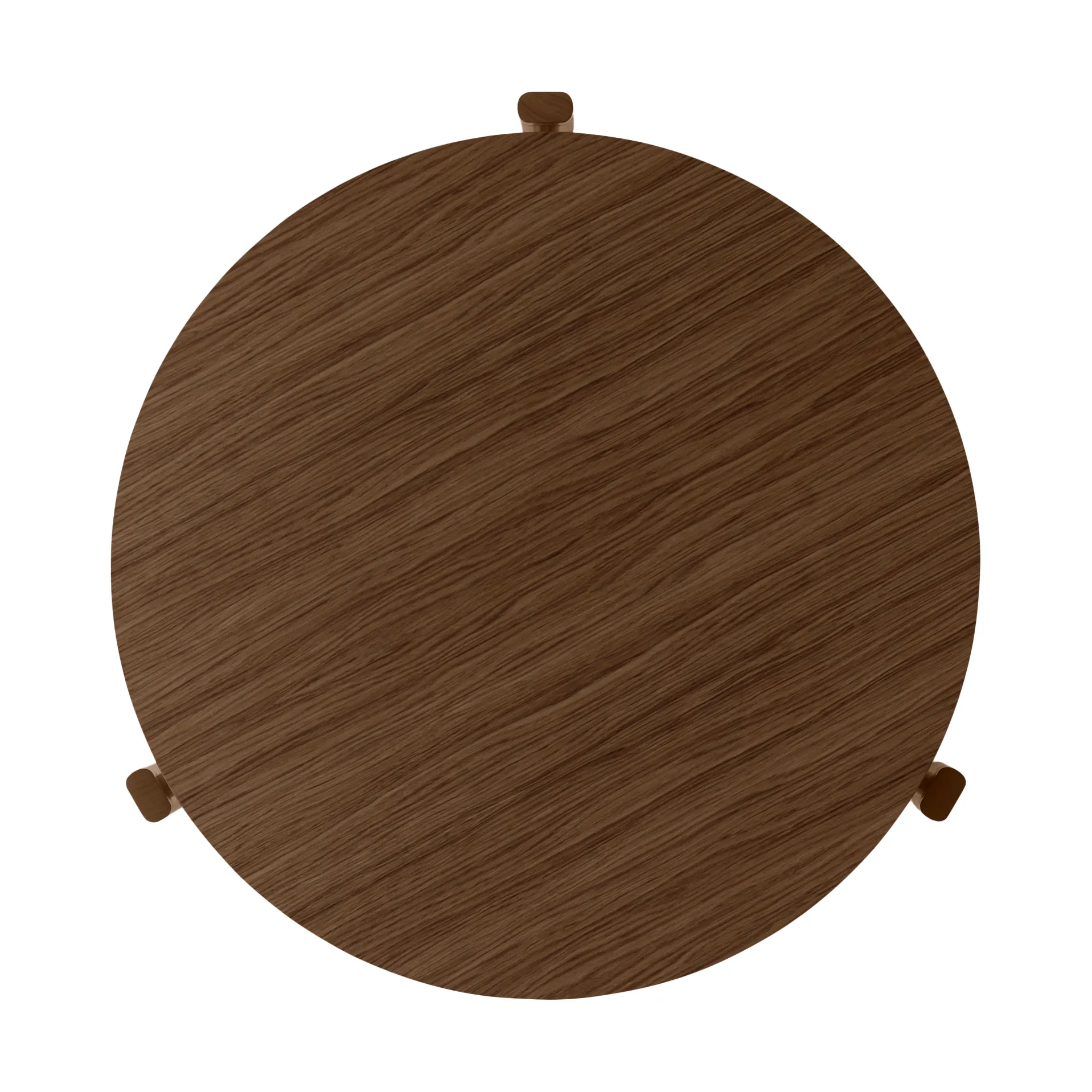 Passage sofabord, Mørkbeiset eik, Ø70 cm Audo Copenhagen