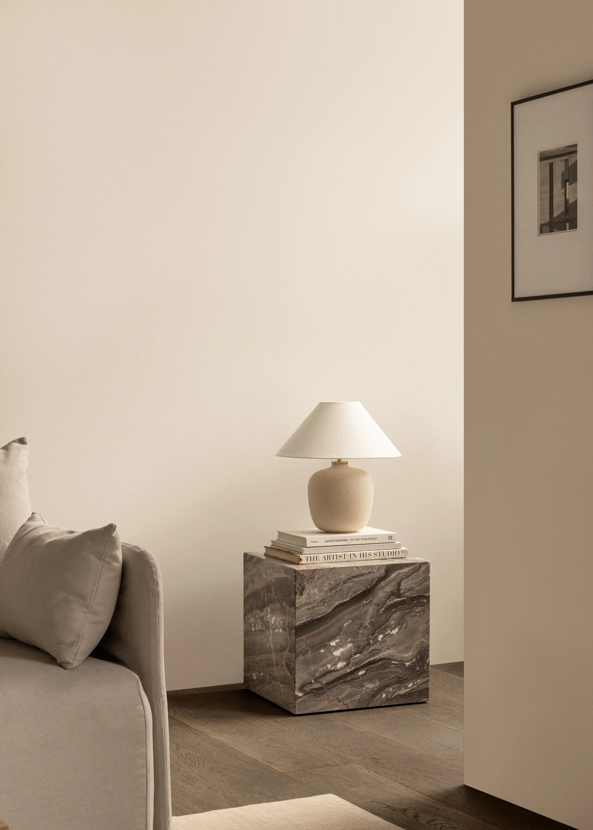 Plinth salongbord, Grey galaxy, cube Audo Copenhagen