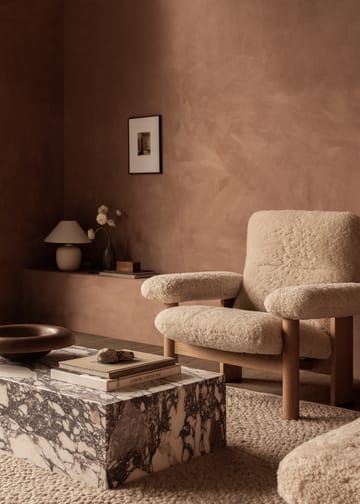Plinth salongbord - multi, rose, low - Audo Copenhagen