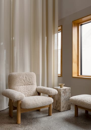 Plinth tall sidebord 30 x 30 x 51 cm - Kunis Breccia - Audo Copenhagen