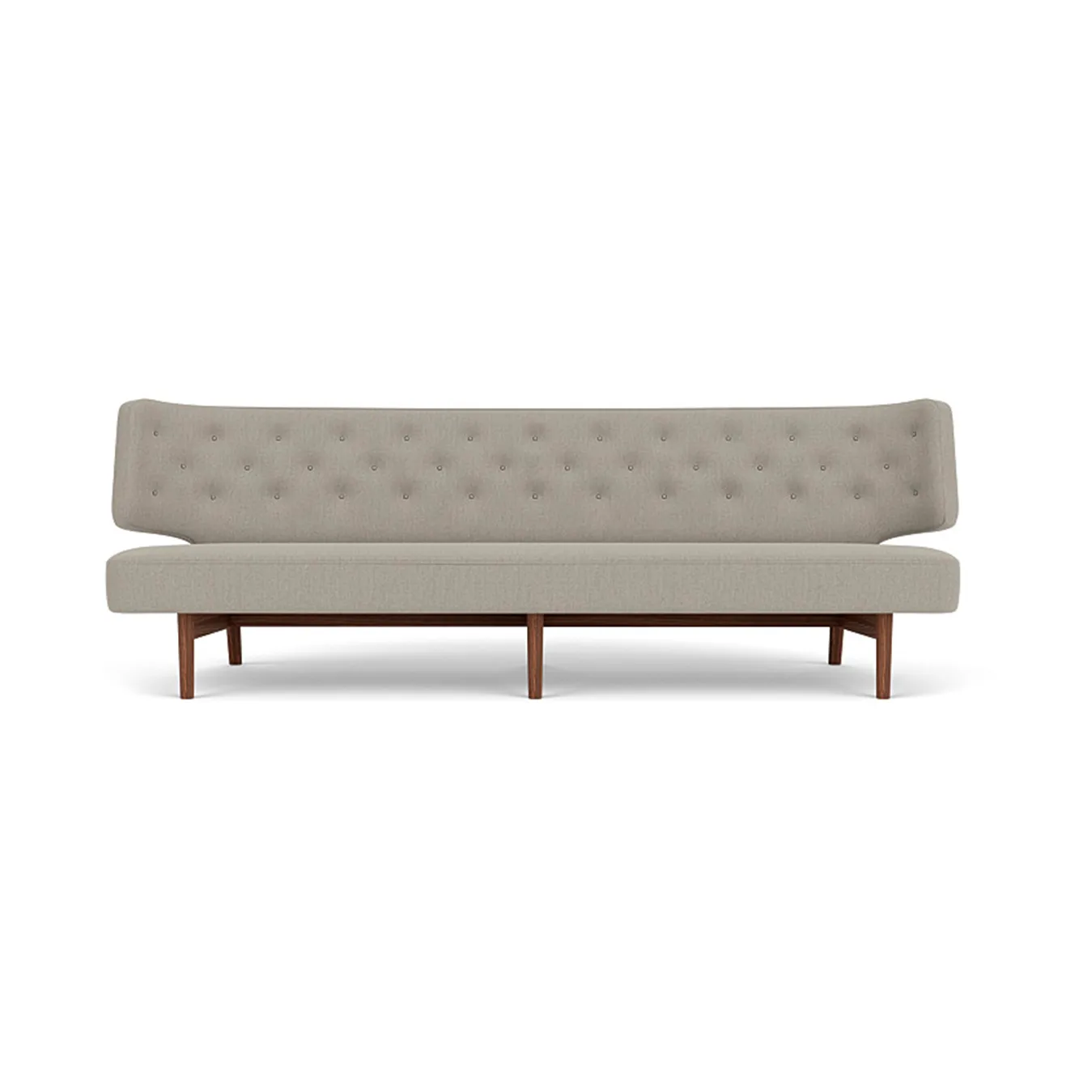 Radiohus sofa, Re-wool 0218-valnøtt, 3-seter Audo Copenhagen