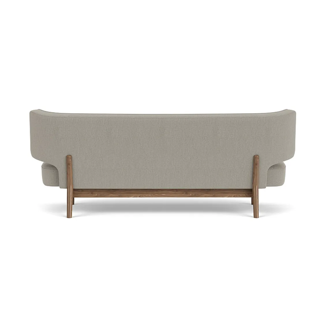 Radiohus sofa, Re-wool 218-valnøtt, lærknapper, 2-seter Audo Copenhagen