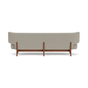Radiohus sofa - Re-wool 218-valnøtt, lærknapper, 3-seter - Audo Copenhagen
