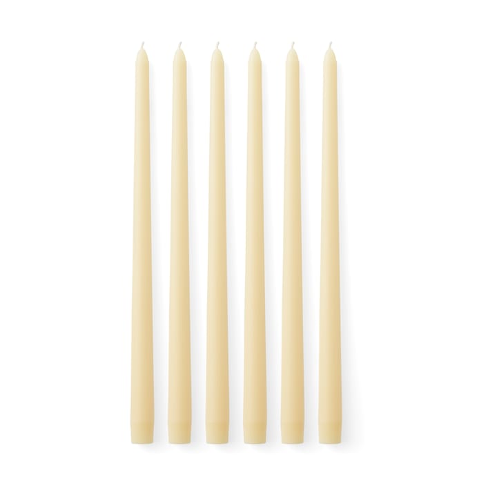 Spire lys 38 cm 6-pakning - Ivory - Audo Copenhagen