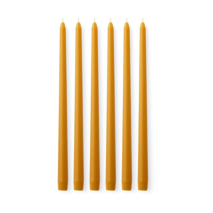Spire lys 38 cm 6-pakning - Ochre - Audo Copenhagen