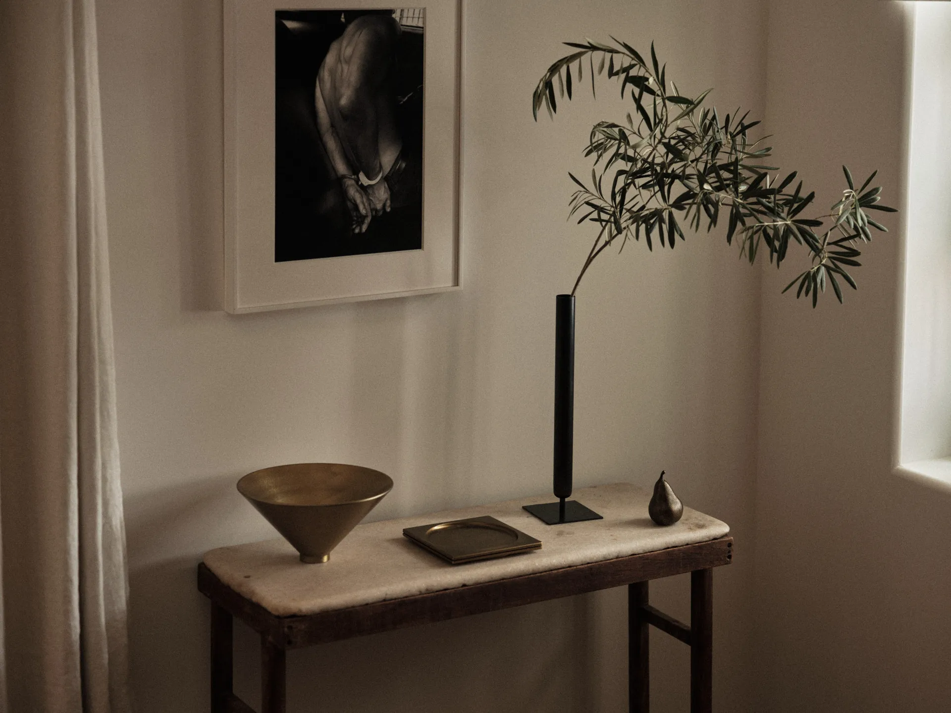 Taper skål Ø 26 cm, Messing Audo Copenhagen