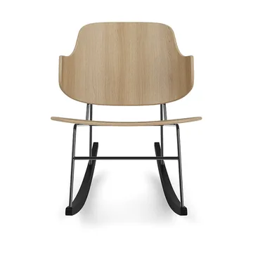 The Penguin gyngestol - Eikefinér-svart stål - Audo Copenhagen