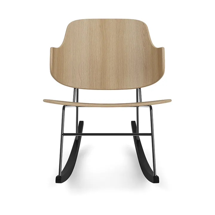 The Penguin gyngestol - Eikefinér-svart stål - Audo Copenhagen