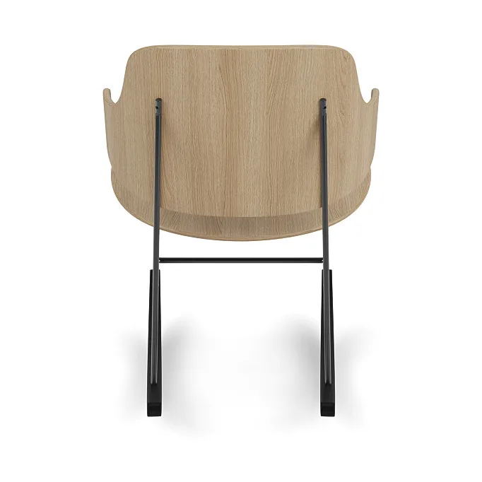 The Penguin gyngestol, Eikefinér-svart stål Audo Copenhagen