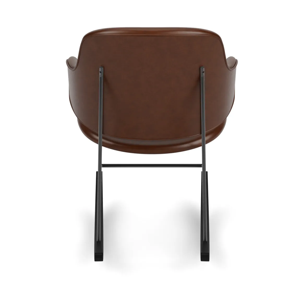 The Penguin gyngestol helpolstret, Dakar 0329-svart stål Audo Copenhagen