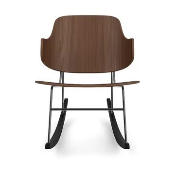 The Penguin gyngestol - Valnøttfinér-svart stål - Audo Copenhagen