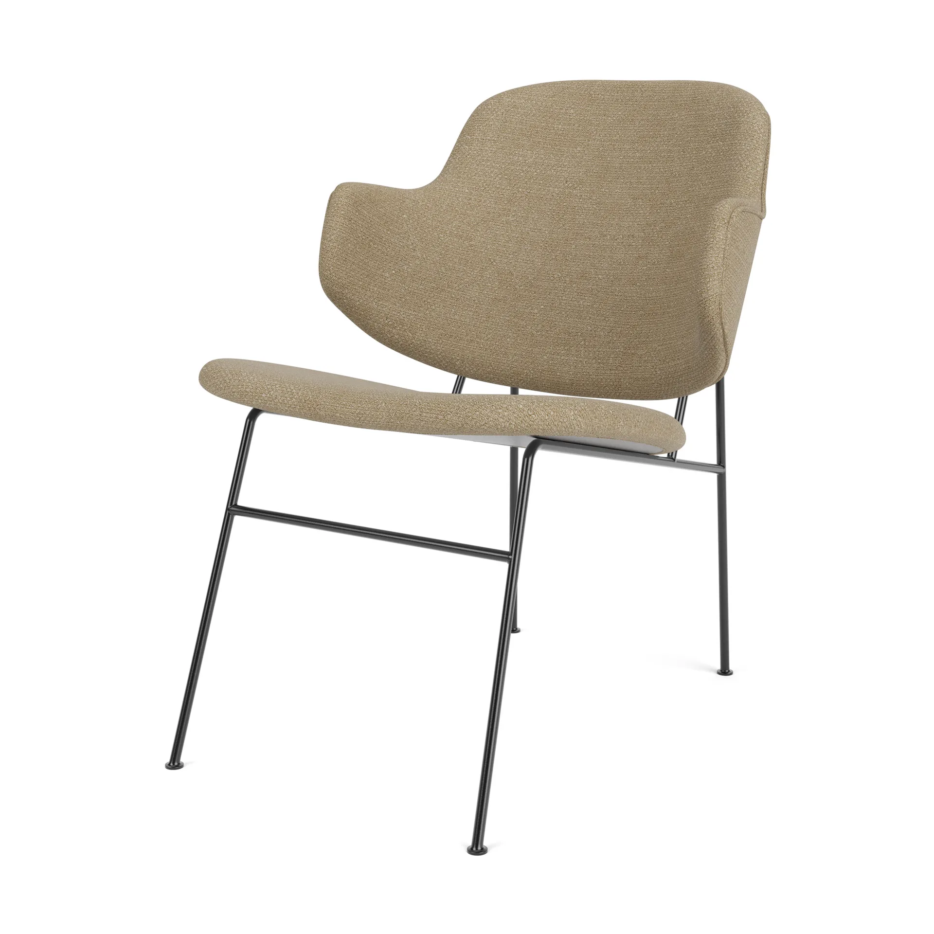 The Penguin loungestol fullt polstret, Audo Bouclé 02 Audo Copenhagen