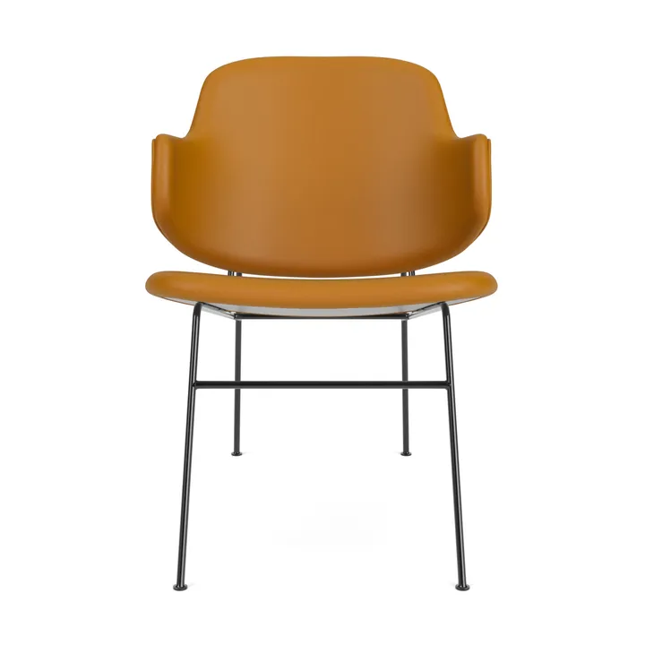 The Penguin loungestol helpolstret - Dakar 0250-svart stål - Audo Copenhagen