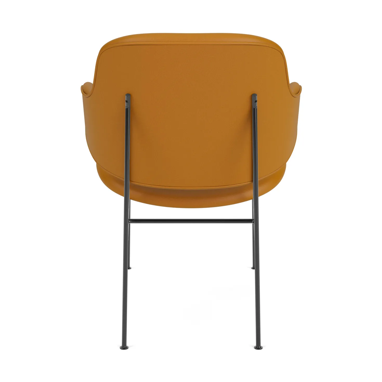 The Penguin loungestol helpolstret, Dakar 0250-svart stål Audo Copenhagen