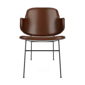 The Penguin loungestol helpolstret - Dakar 0329-svart stål - Audo Copenhagen