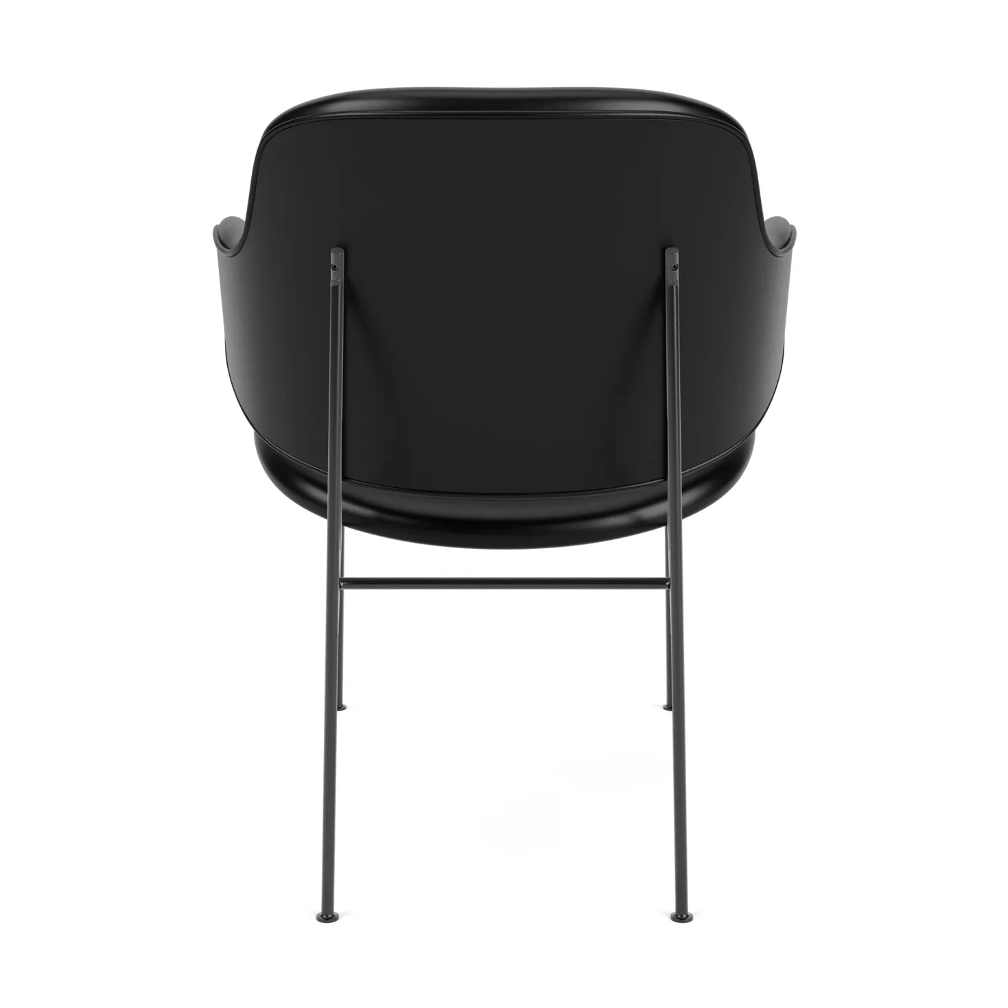 The Penguin loungestol helpolstret, Dakar 0842-svart stål Audo Copenhagen